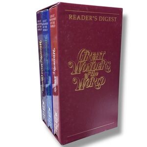 Readers Digest Scenic Wonders Of America 3 Boxed Set VHS VTG 1991 VCR TV Trio